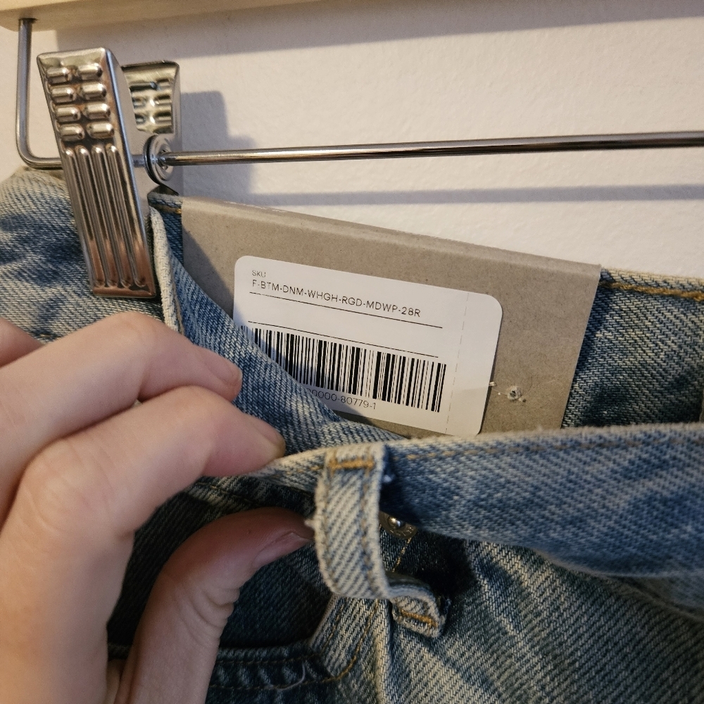 NWT Everlane The 90's Way High Painter Jeans - Picture 5 of 8